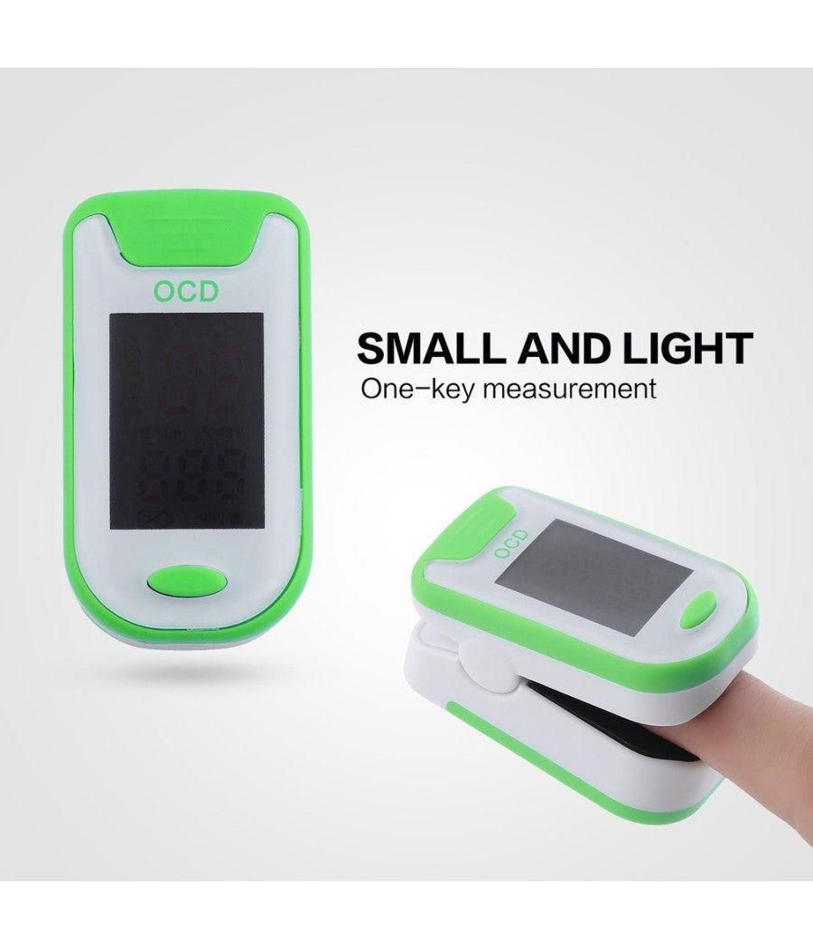 Misuratore Di Ossigeno Ossimetro Portatile Da Dito Pulsossimetro Saturimetro         