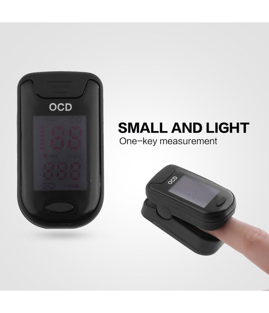 Misuratore Di Ossigeno Ossimetro Portatile Da Dito Pulsossimetro Saturimetro         