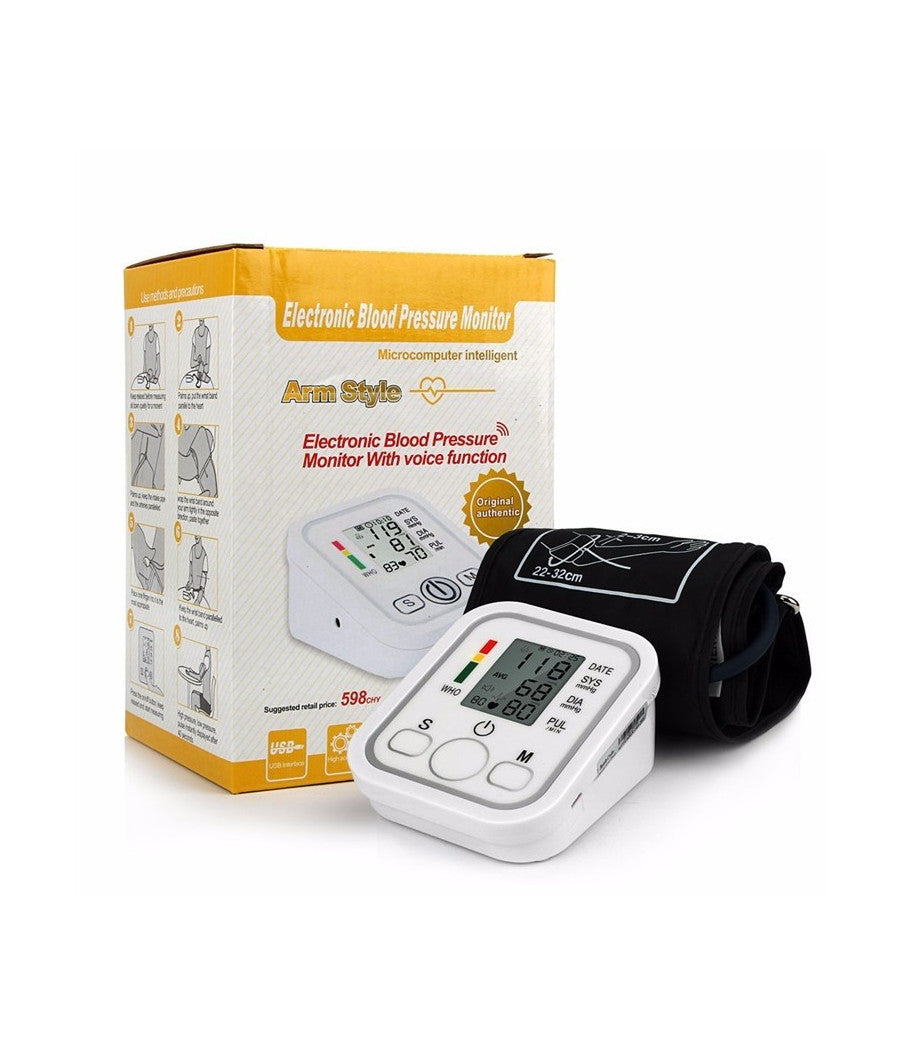 Misuratore Di Pressione Da Braccio Automatico Sfigmomanometro Aritmia         