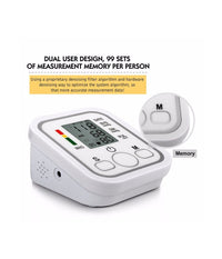 Misuratore Di Pressione Da Braccio Automatico Sfigmomanometro Aritmia         