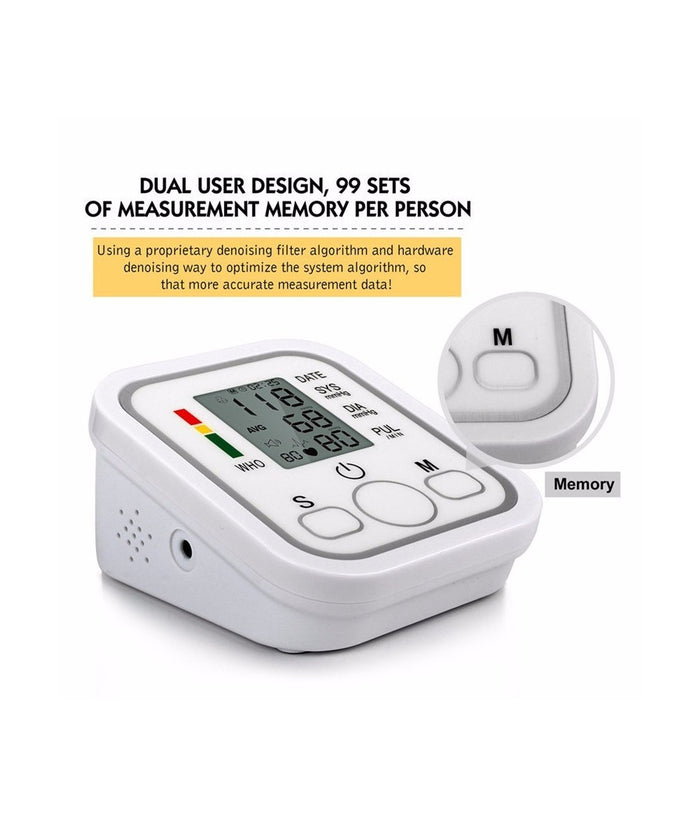 Misuratore Di Pressione Da Braccio Automatico Sfigmomanometro Aritmia         