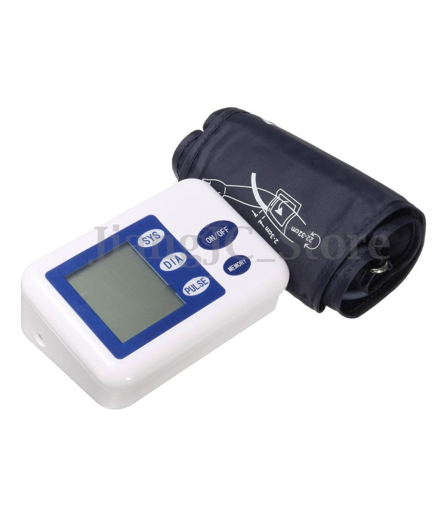 Misuratore Pressione Automatico Digitale Sfigmomanometro Battito Cardiaco         