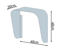 Copertura per Wallbox domestiche protezione contro le intemperie per stazione di ricarica auto elettrica inverter solare bianco S