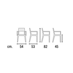 Set 4 sedie bianche da giardino Bianco, ZZNLF6010