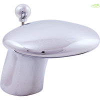 DANUBE Miscelatore vasca a cascata 3 fori con deviatore in ottone cromato