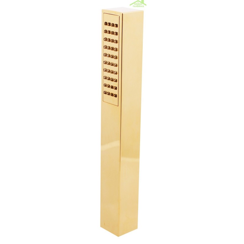 Miscelatore vasca piatto a cascata LOIRA a 4 fori in ottone dorato