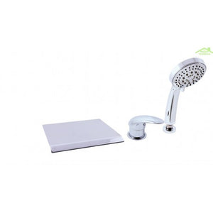 DANUBO rubinetto miscelatore vasca cascata 3 fori ottone cromato