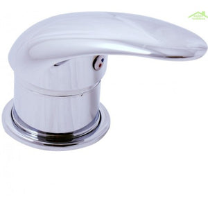 DANUBO rubinetto miscelatore vasca cascata 3 fori ottone cromato