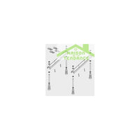 DANUBO miscelatore vasca a cascata con 4 fori in ottone placcato oro