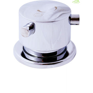 DANUBO miscelatore vasca a cascata con 4 fori in ottone cromato