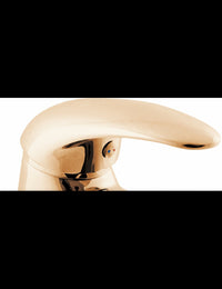 Miscelatore vasca a cascata a 3 fori DUNAJ in ottone dorato