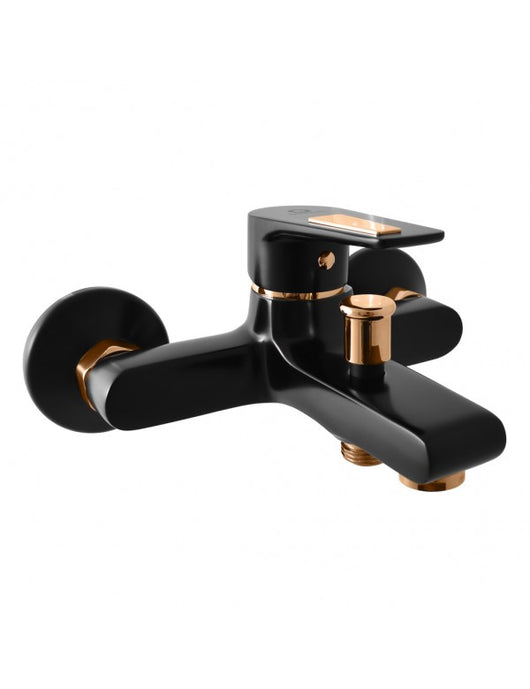 Miscelatore vasca COLORADO in ottone placcato oro nero