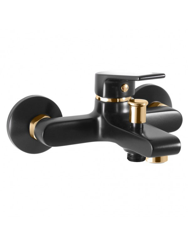 Miscelatore vasca COLORADO in ottone placcato oro nero