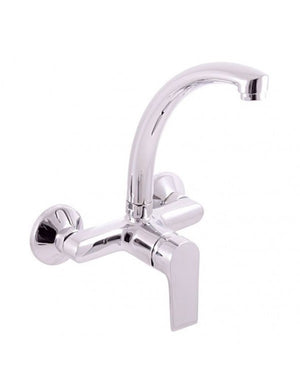 Miscelatore lavello a parete COLORADO in ottone cromato