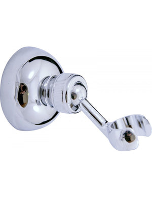 LABE miscelatore vasca a parete in ottone cromato, maniglia in ceramica con doccetta