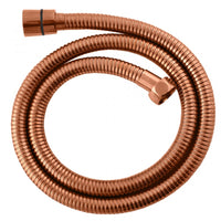 Miscelatore vasca a parete NIL in ottone oro rosa lucido con doccetta