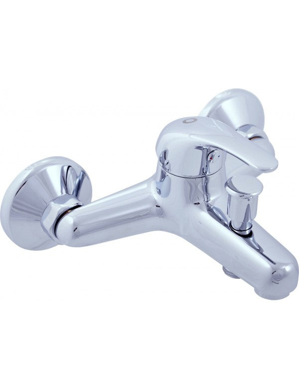SAZAVA miscelatore vasca a parete in ottone cromato