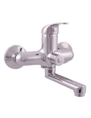 SAZAVA miscelatore vasca a parete in ottone cromato