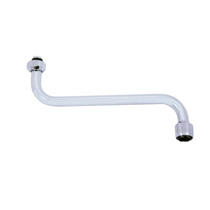 SAZAVA miscelatore vasca a parete con bocca lunga in ottone cromato