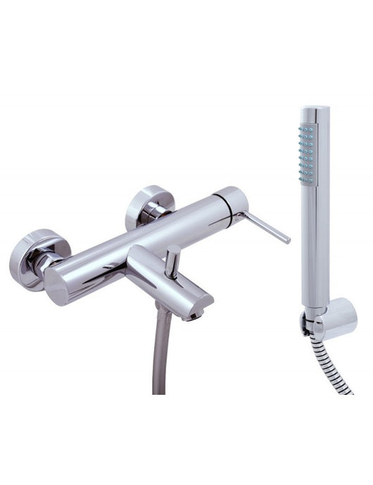 SEINA miscelatore vasca a parete in ottone cromato