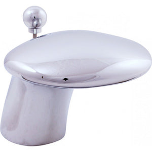 Miscelatore termostatico vasca a 3 fori con cascata in ottone cromato