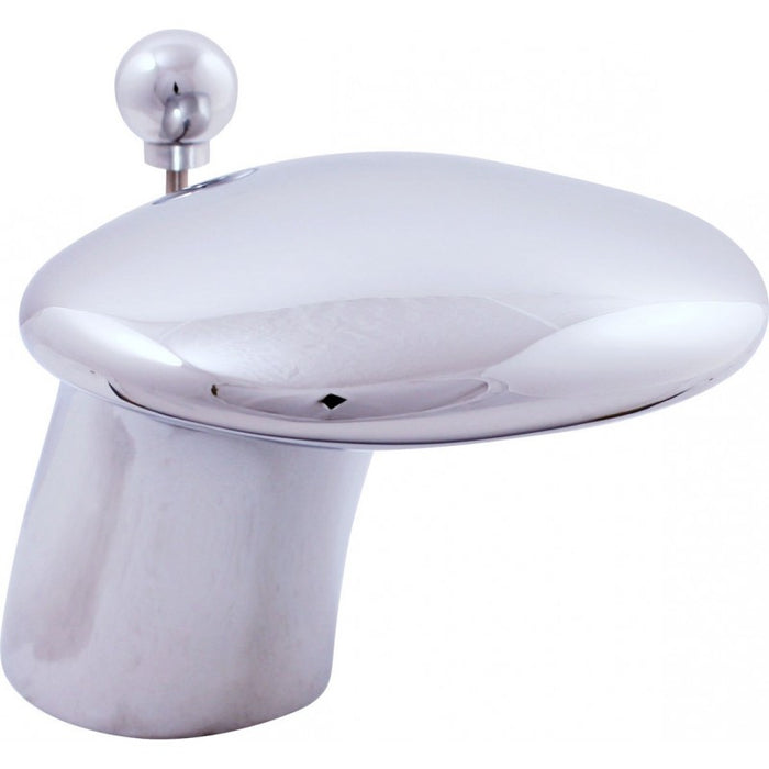 Miscelatore termostatico vasca a 3 fori con cascata in ottone cromato