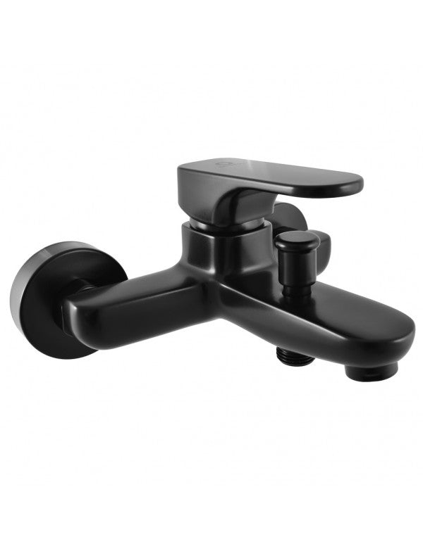 Miscelatore vasca YUKON senza doccetta in ottone nero opaco