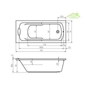 YUKON Miscelatore Bidet a Piantana Fissa con Doccetta in Ottone Nero