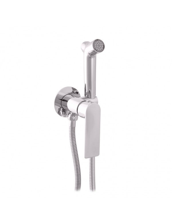Miscelatore bidet a parete NIL in ottone cromato