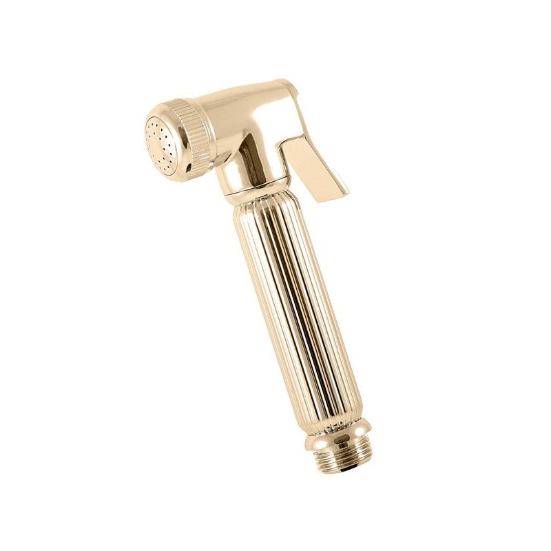 SEINA miscelatore bidet con doccetta in ottone dorato