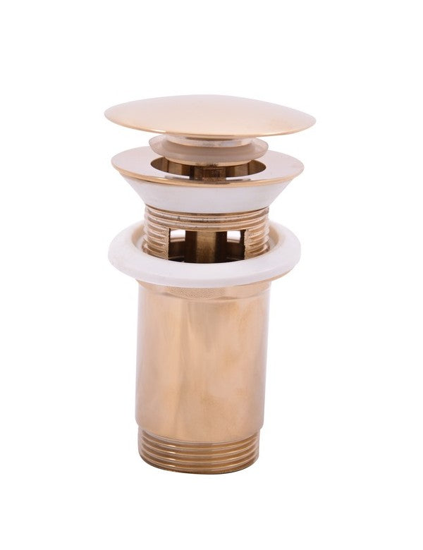 SEINA miscelatore bidet con sifone in ottone dorato