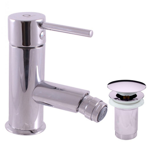 SEINA miscelatore bidet con sifone in ottone cromato