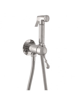 Miscelatore bidet, WC incasso LABE con doccetta in ottone cromato