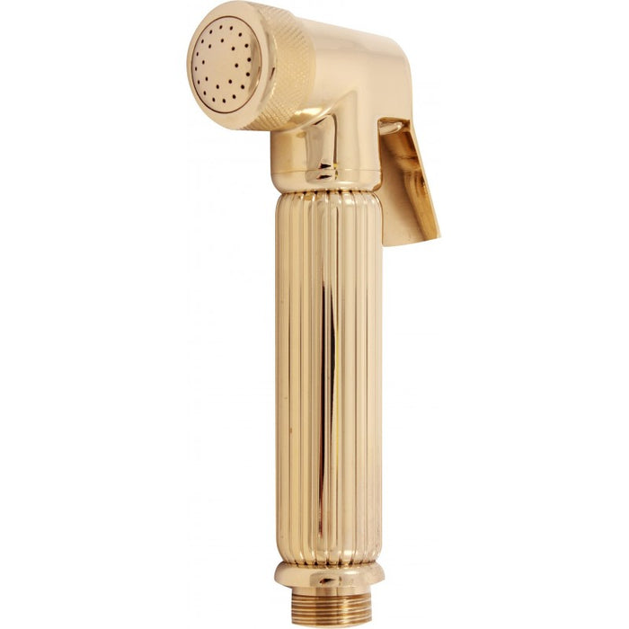 Miscelatore bidet, WC da incasso LABE con doccetta in ottone dorato