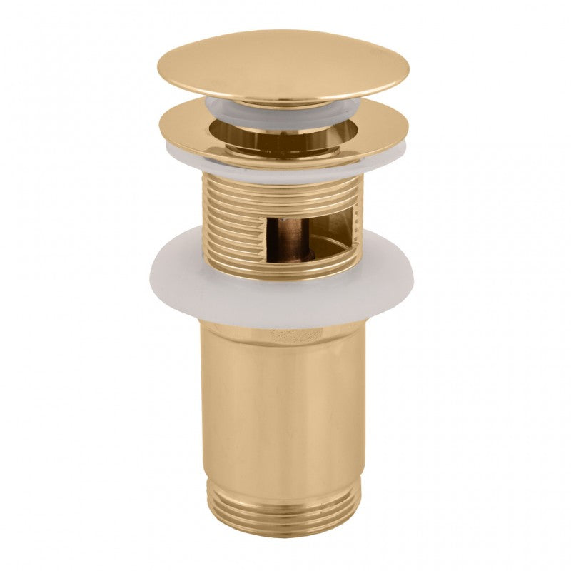 Miscelatore bidet YUKON in ottone dorato con sifone