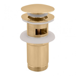 Miscelatore bidet YUKON in ottone dorato con sifone