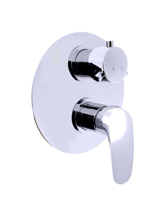 Miscelatore doccia incasso con deviatore AMUR in ottone cromato