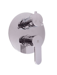 ZAMBEZE miscelatore doccia incasso con interruttore in cromo