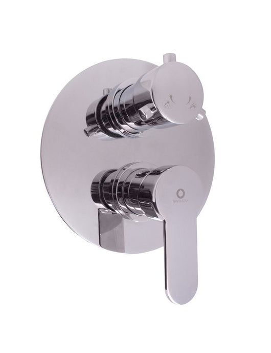 ZAMBEZE miscelatore doccia incasso con interruttore in cromo