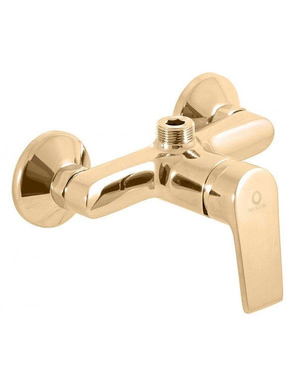 Miscelatore doccia COLORADO in ottone dorato con scarico