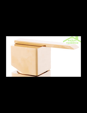 Miscelatore doccia a parete LOIRA in ottone dorato con doccetta