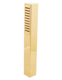 Miscelatore doccia a parete LOIRA in ottone dorato con doccetta