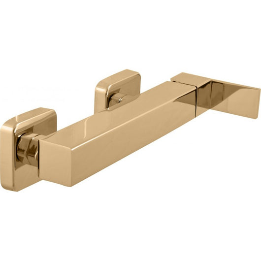 Miscelatore doccia a parete LOIRA in ottone dorato con doccetta