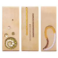 Miscelatore doccia incasso con deviatore ROYAL in pietra ottone placcato oro