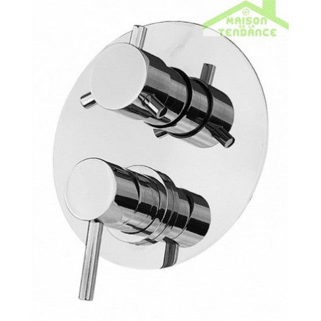 SEINA miscelatore doccia incasso con spegnimento automatico ottone cromato