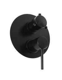 SEINA miscelatore doccia incasso con spegnimento automatico in ottone nero