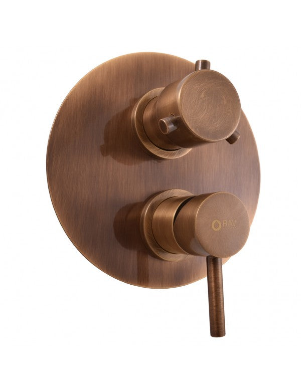 SEINA miscelatore doccia incasso con spegnimento automatico in ottone