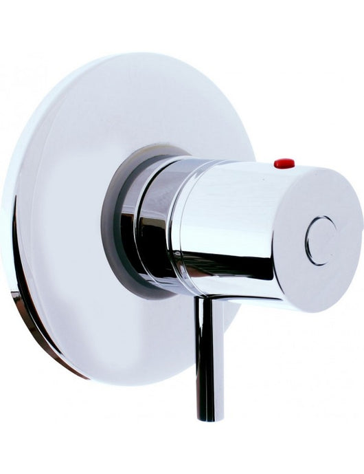 Miscelatore termostatico doccia da incasso in ottone cromato