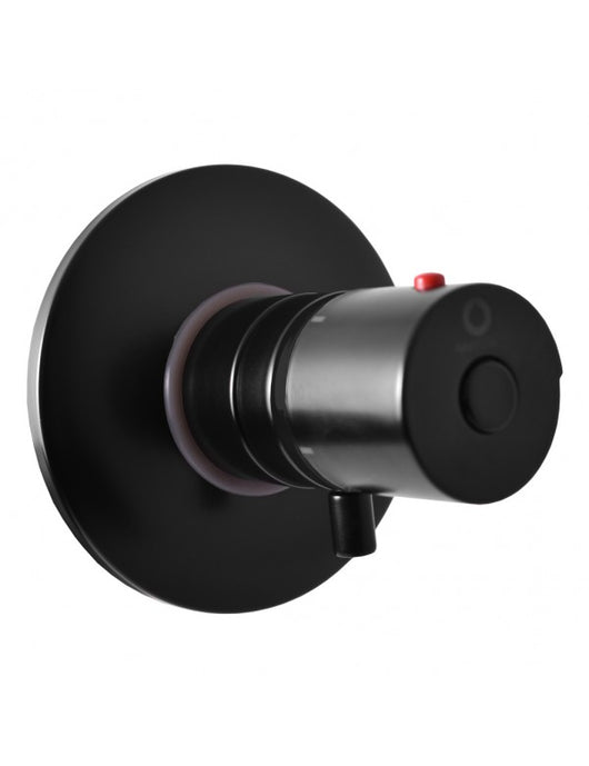 Miscelatore termostatico doccia incasso in ottone nero