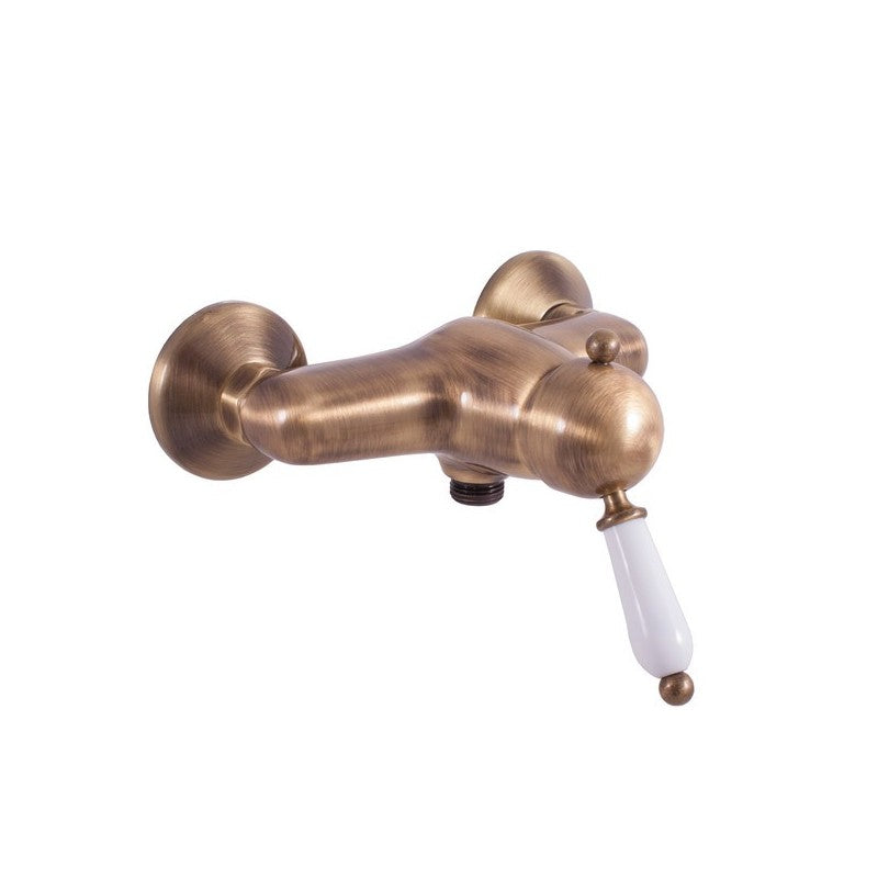 Miscelatore doccia a parete LABE in ottone con doccetta